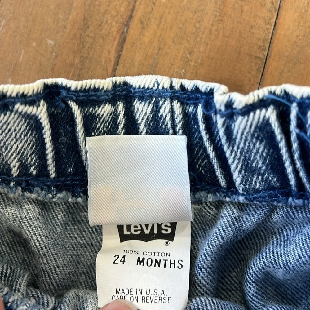 Levi’s American vintage made in the USA acid wash jacket and pants set 24 months